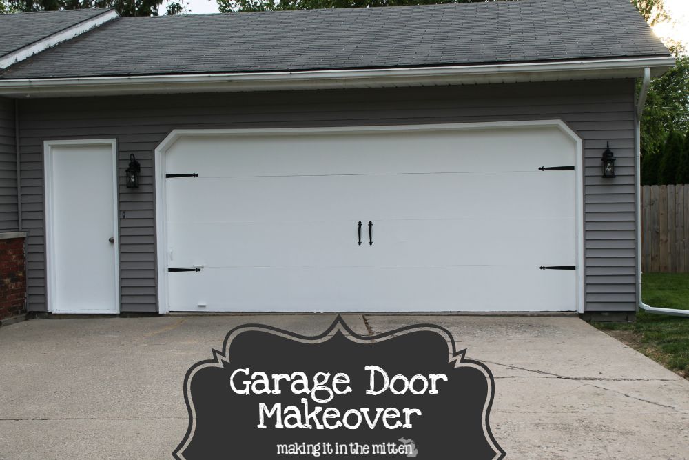 Making It In The Mitten Garage Door Makeover