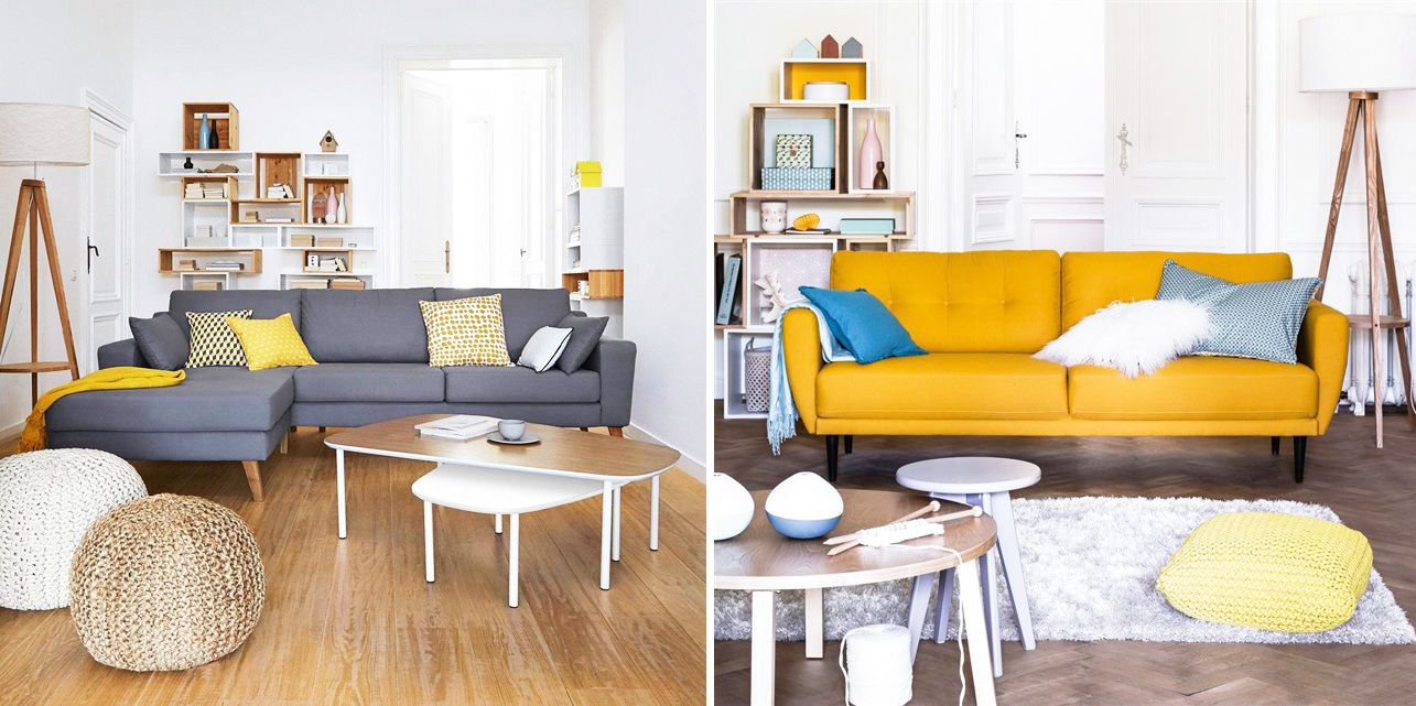 Salon jaune moutarde: safran moutarde paille du jaune quoi. deco ...