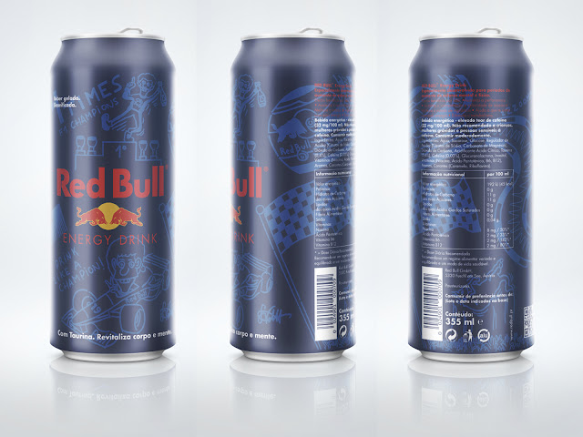 Red Bull Cartoon Edition (Student Project) on Packaging of the World