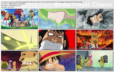 Download Film One Piece Episode 582 (Mengagetkan! Rahasia Pulau Punk Hazard Akhirnya Terbongkar!) Bahasa Indonesia