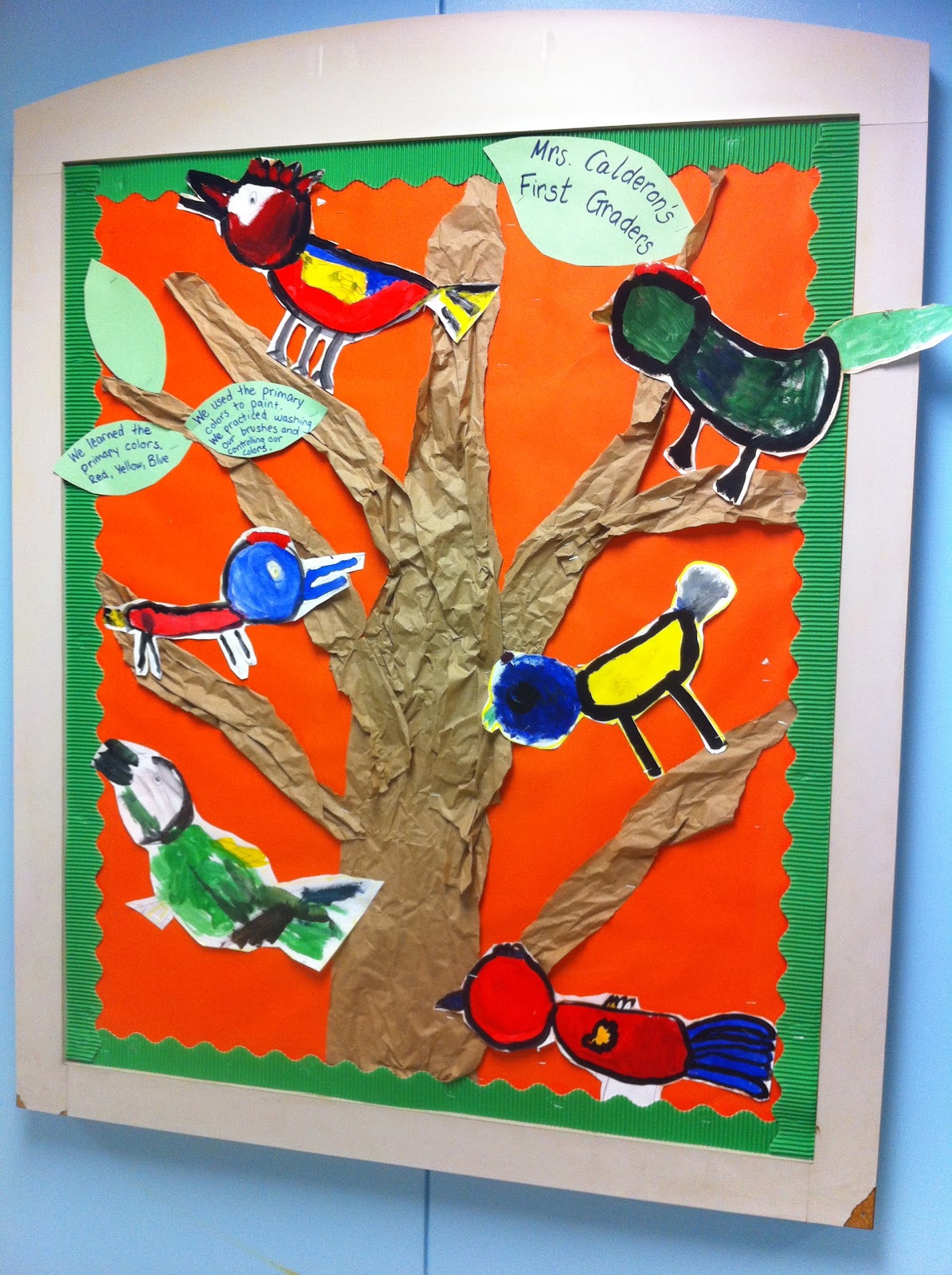 Art Project Girl Primary Shape Birds