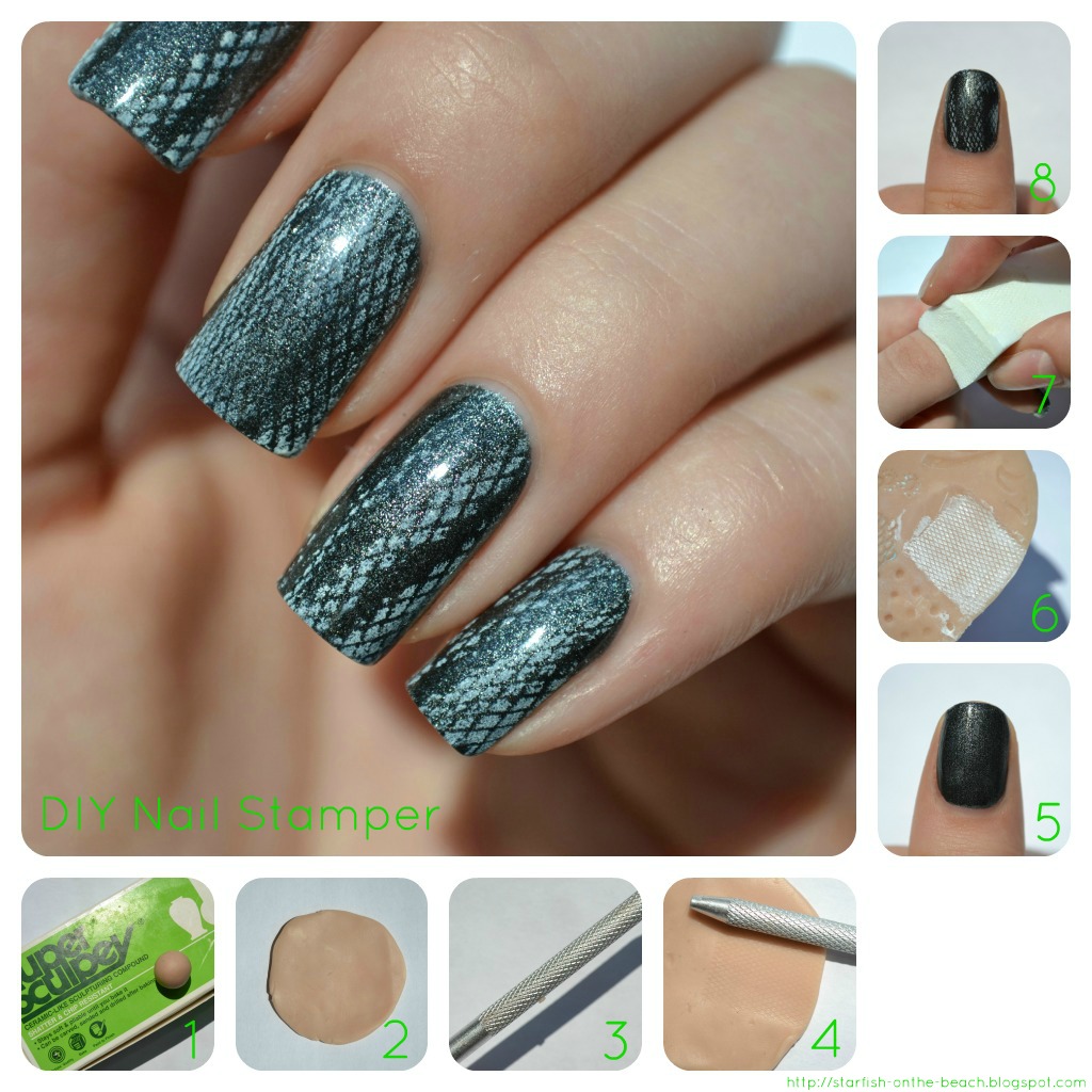 It's how to make your own nail stampers! alt=nail stamps title=nail