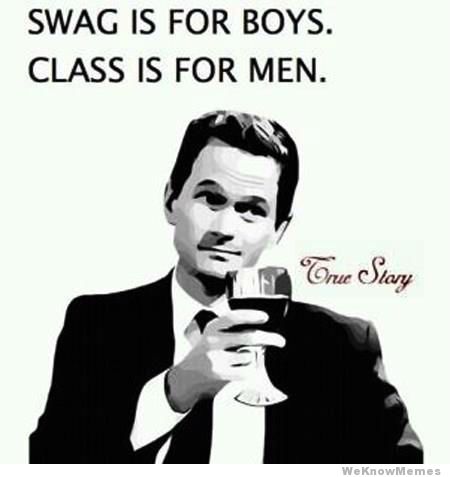 Bro Suitet Up - Swag is for boys class is for men
