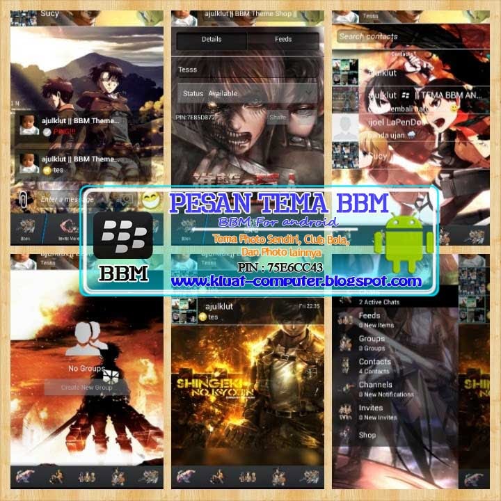 Multi BBM Shingeki No Kyojin Multi BBM Shingeki No Kyojin