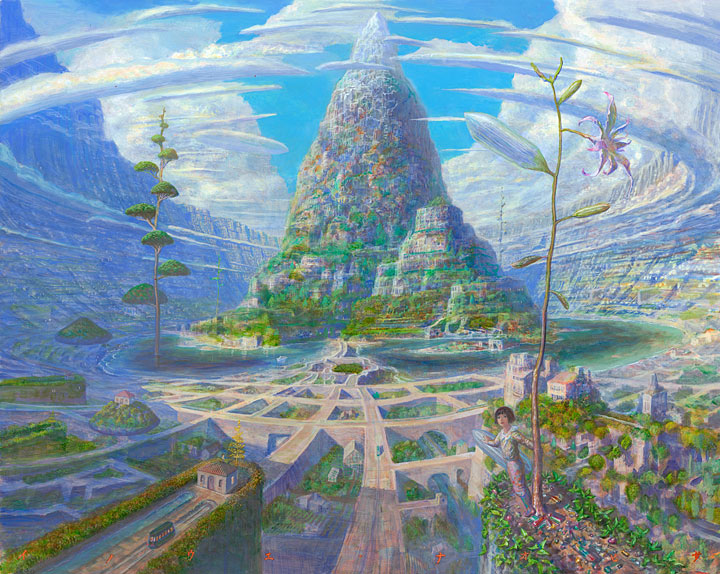 「風めぐる入江」 井上直久 イバラード日月録