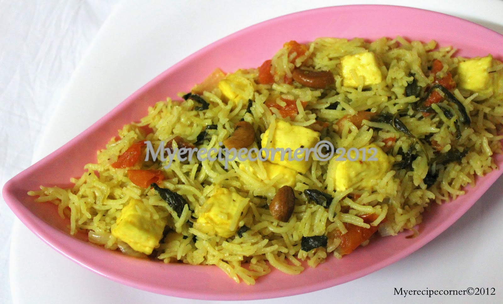 Mye's Kitchen Paneer Biryani