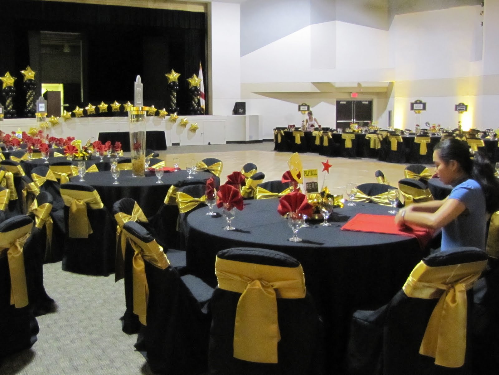 Party People Event Decorating Company Broadway Themed Awards Banquet