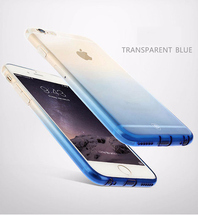 เคส iPhone 6/6s พร้อมจุกกันฝุ่น 143040 สีฟ้า
