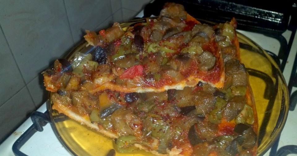 Nazlı�nın Mutfağı Patlıcan Kavurmalı Sebzeli Pizza