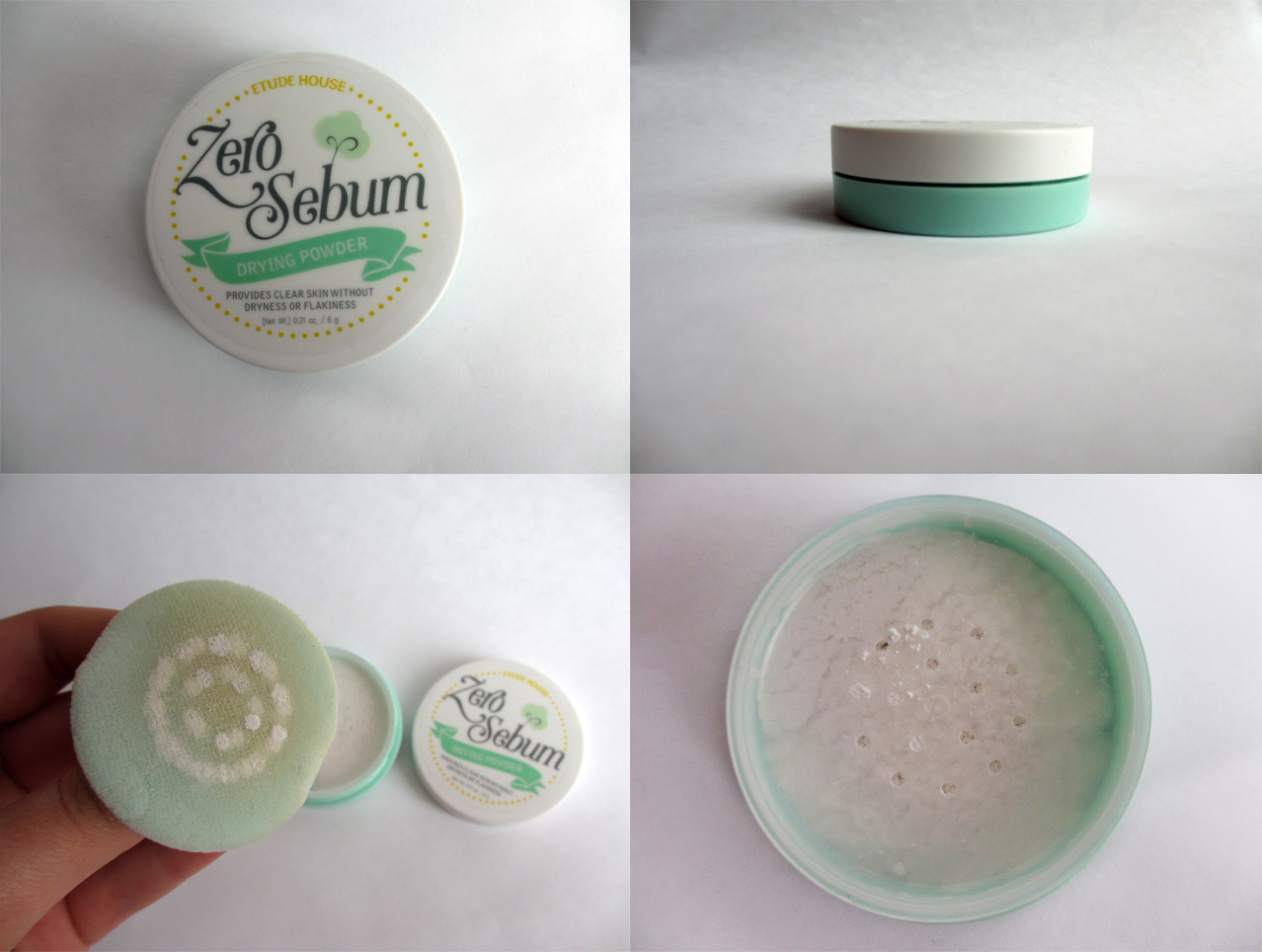 Rosalie & Violetta Etude House "Zero Sebum Drying Powder"