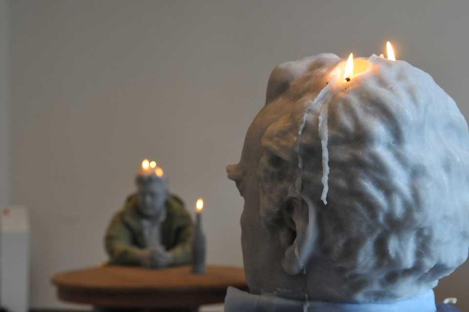 Simply Creative Melting Wax Sculptures by Urs Fischer