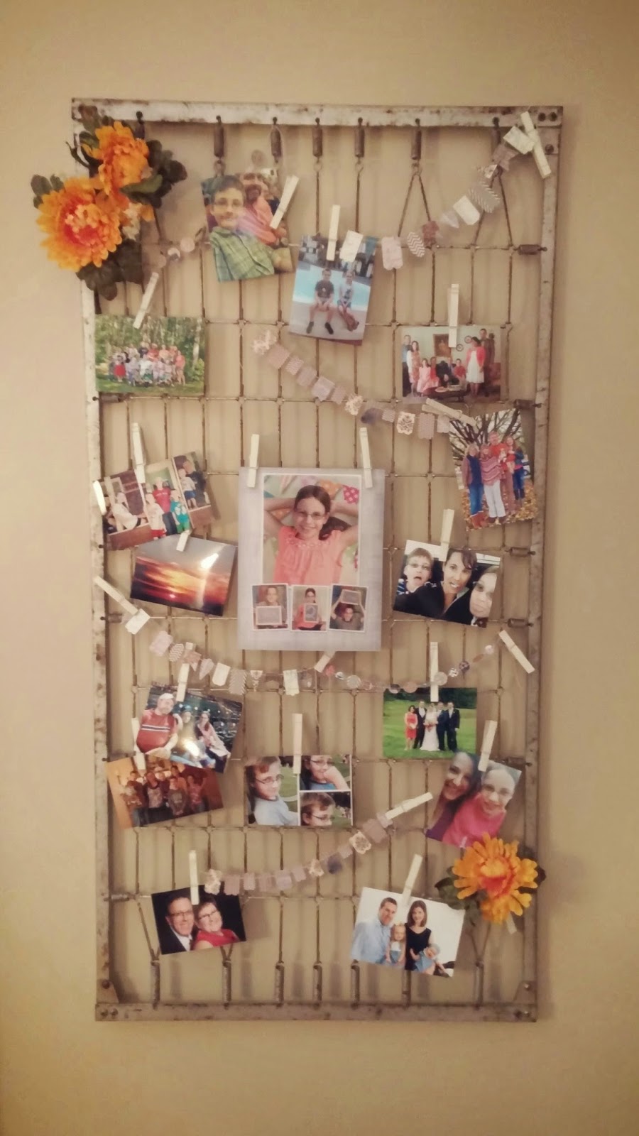 Hydrangeas and Harmony Crib Frame Picture Display