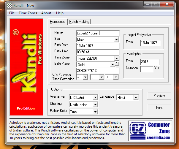 Kundli Pro Version 3.0 Best Kundli Software Ever .rar