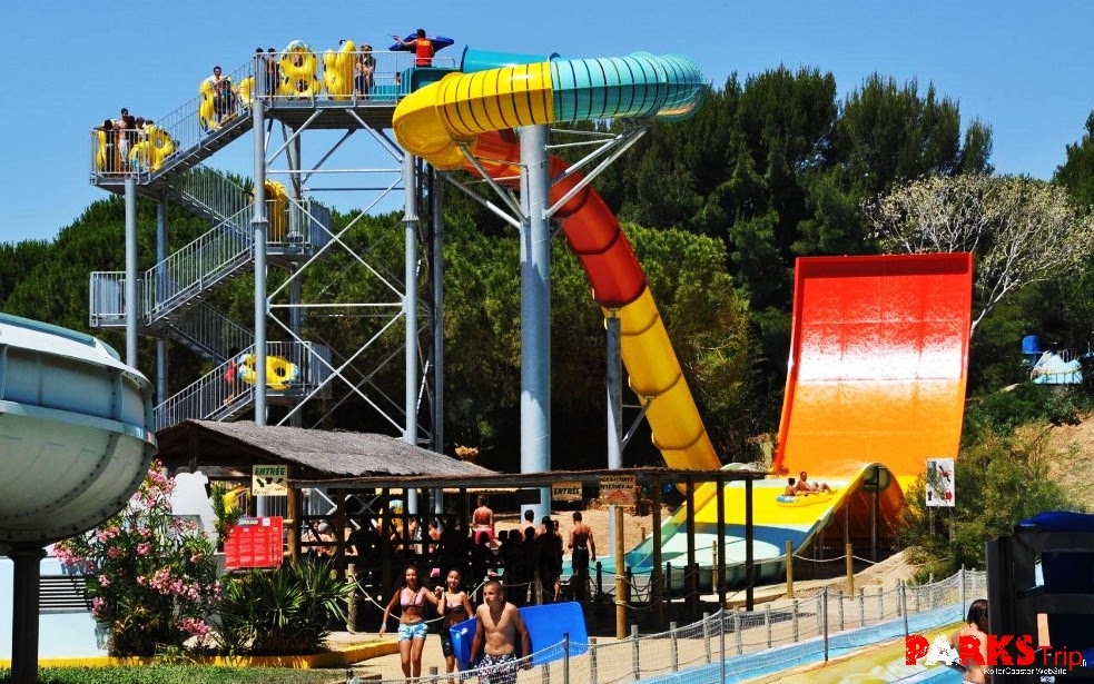 PARKS Trip Nouveaux toboggans pour le groupe Aqualand