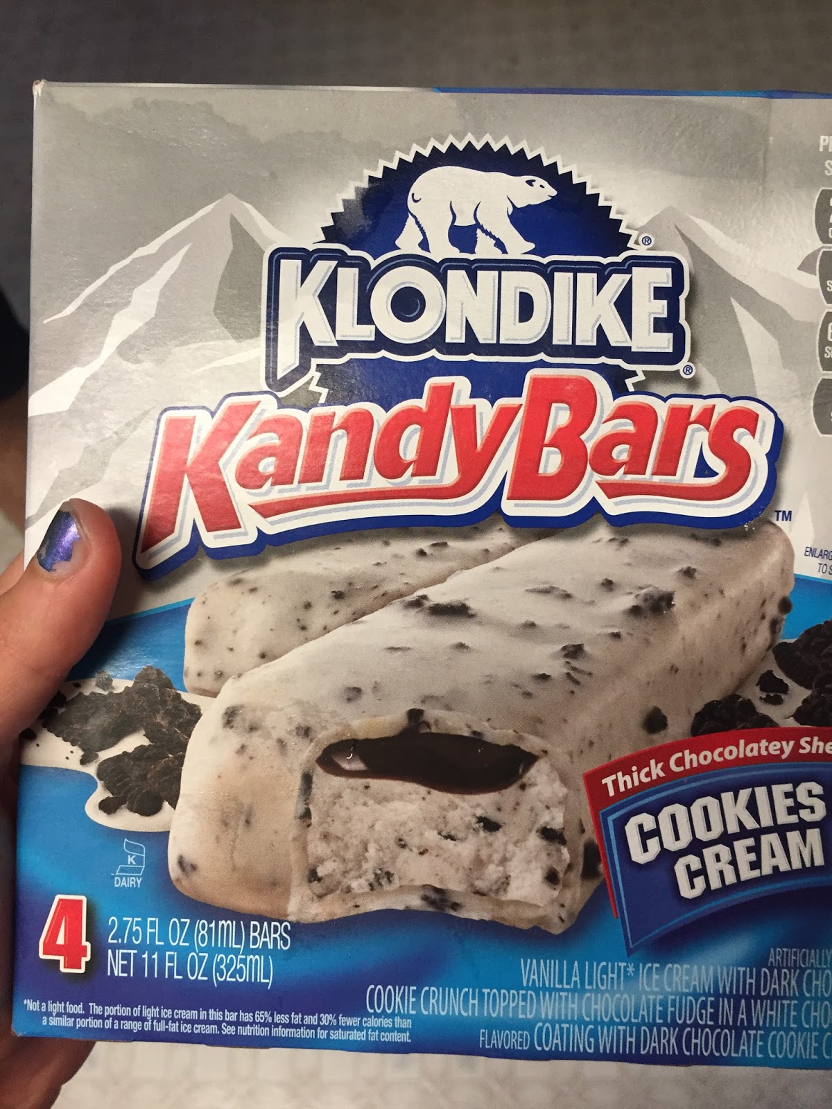 Klondike Kandy Bar Cookies & Cream