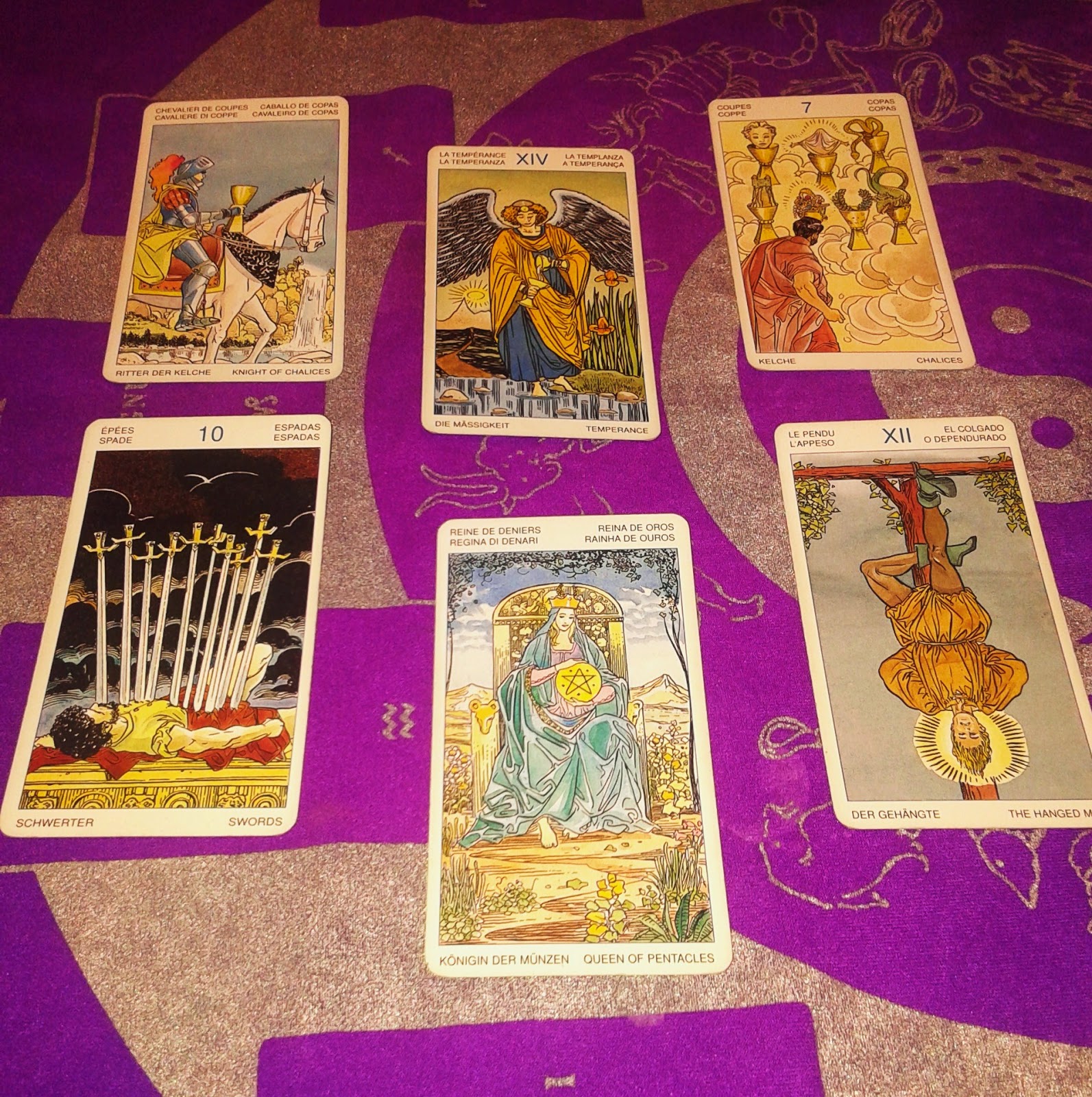 Tirada romántica. Tarot