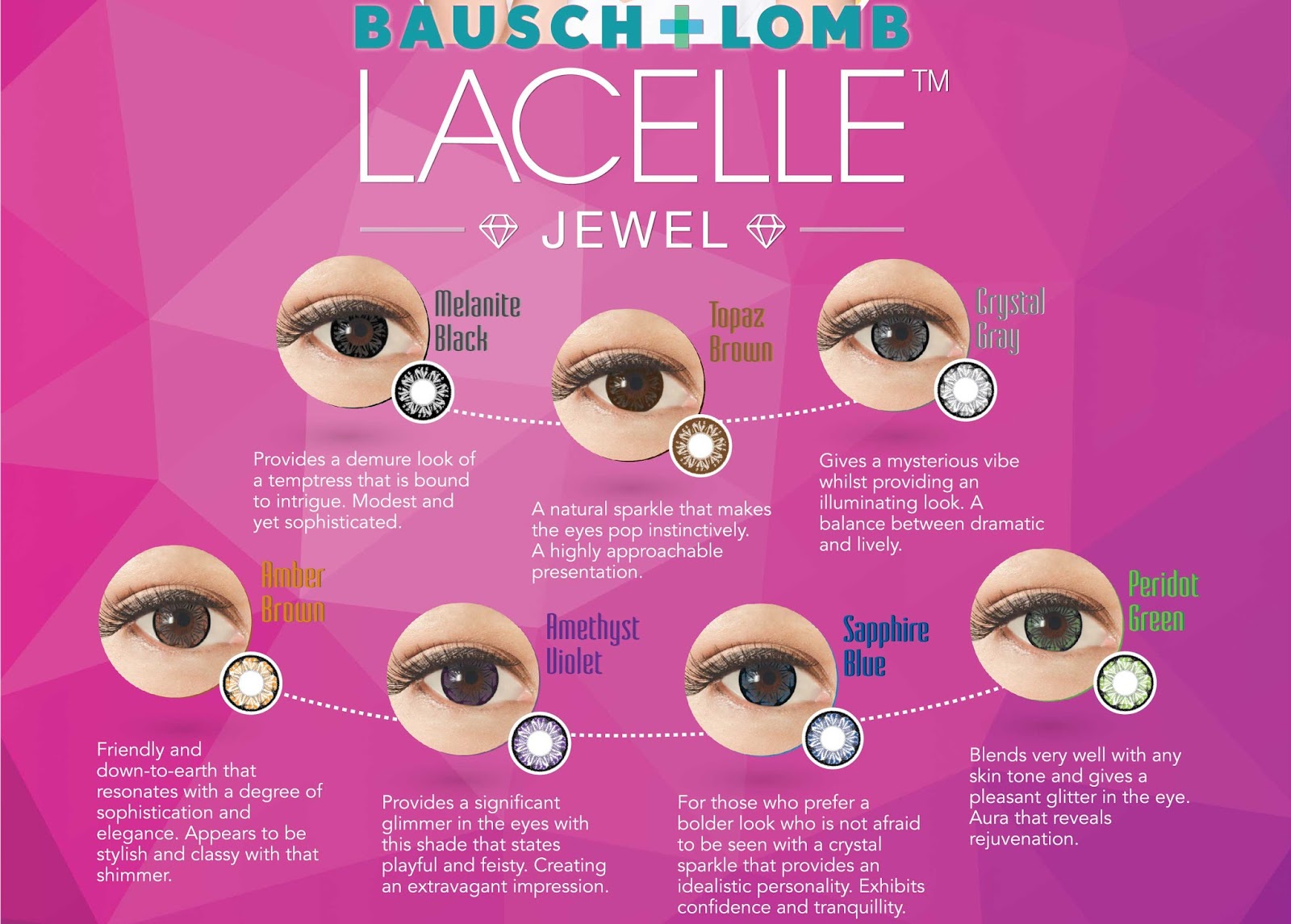 [Beauty] Bausch+Lomb Lacelle contact lens review! *with video attached*