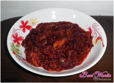 Resepi Mudah Sambal Kupang Garing Sedap. Cara Masak Kupang Senang