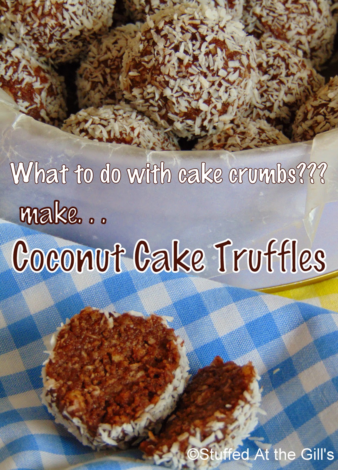 What to do with cake crumbs??? Make. . . Coconut Cake Truffles