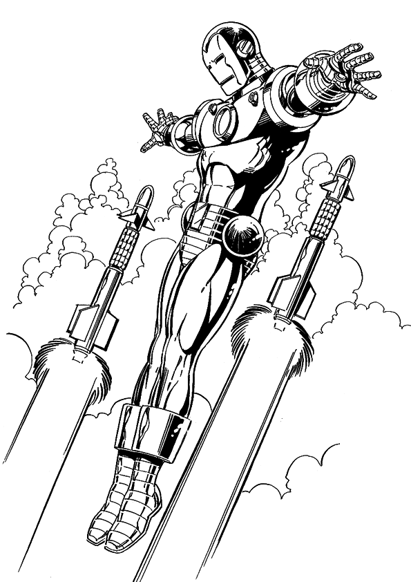 iron man coloring pages