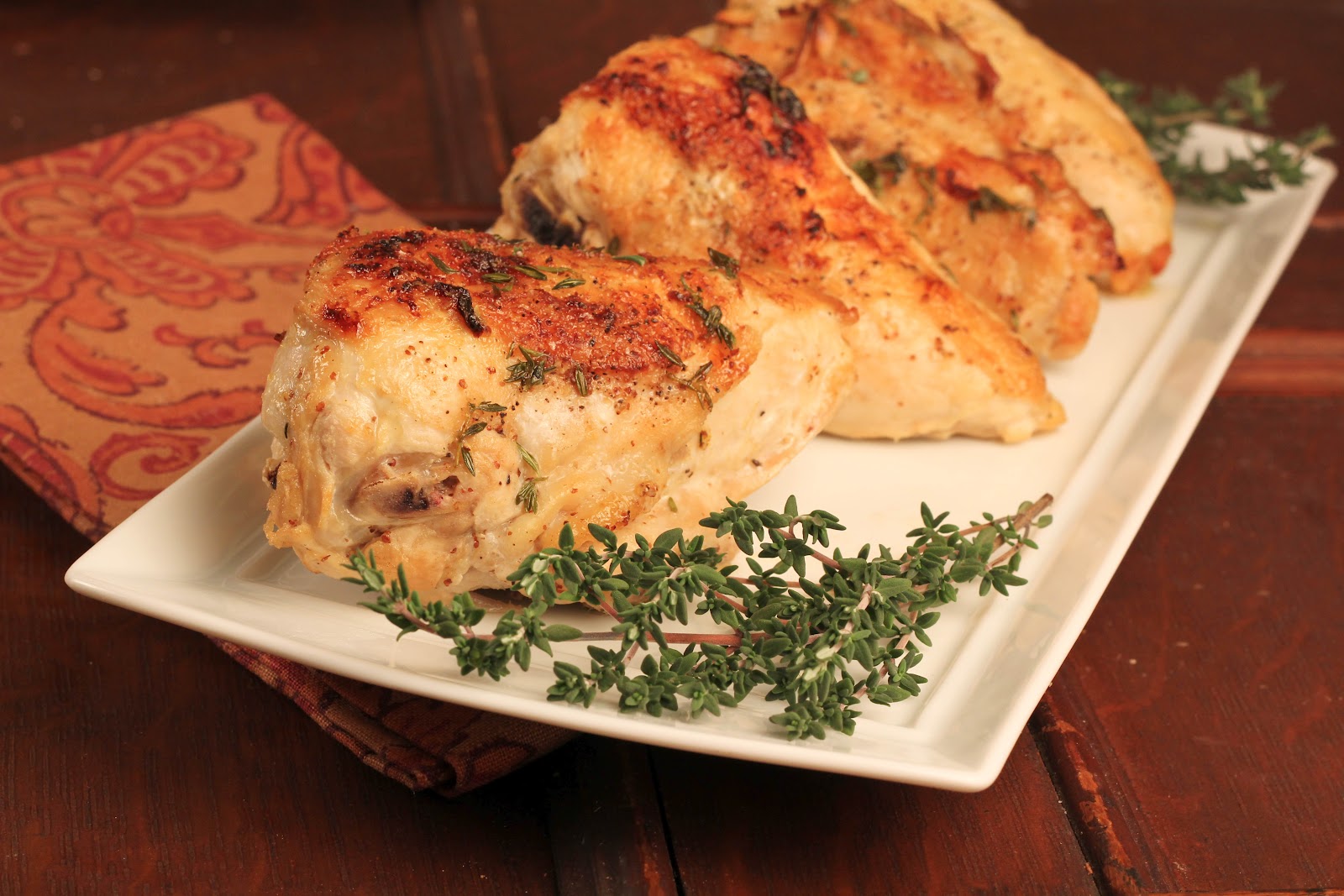 Maple Mustard Glazed Chicken That Skinny Chick Can Bake