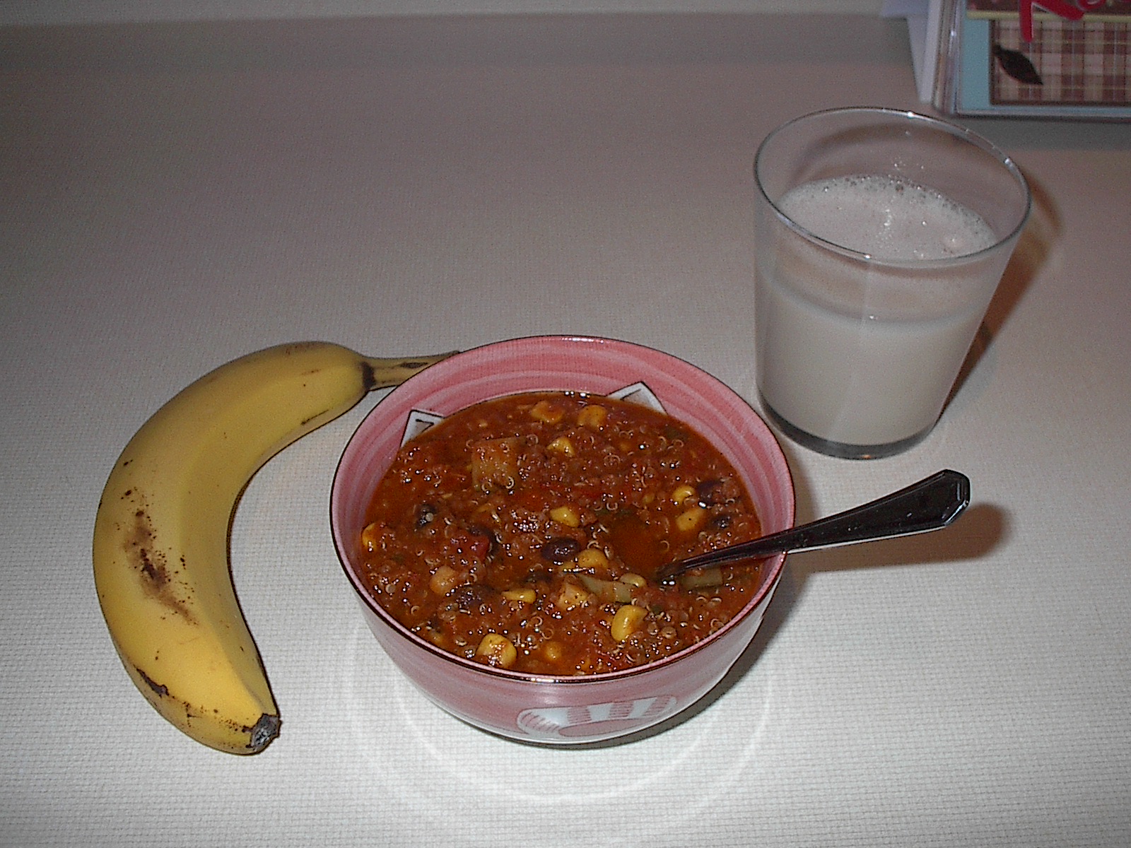 Rhinestone Beagle Veggie Cooking Quinoa Chili