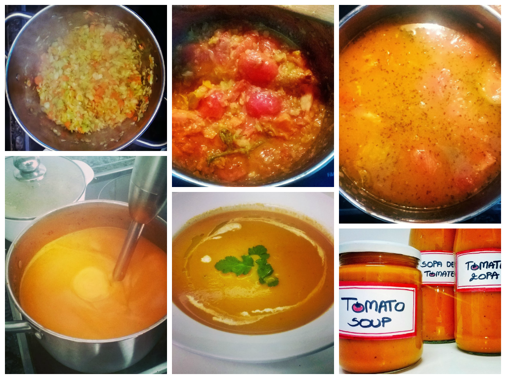 Sopa De Tomate Y Pastel De Sopa De Tomate
