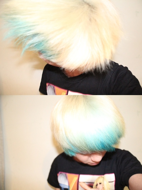 Dip Dyed Hairstyle