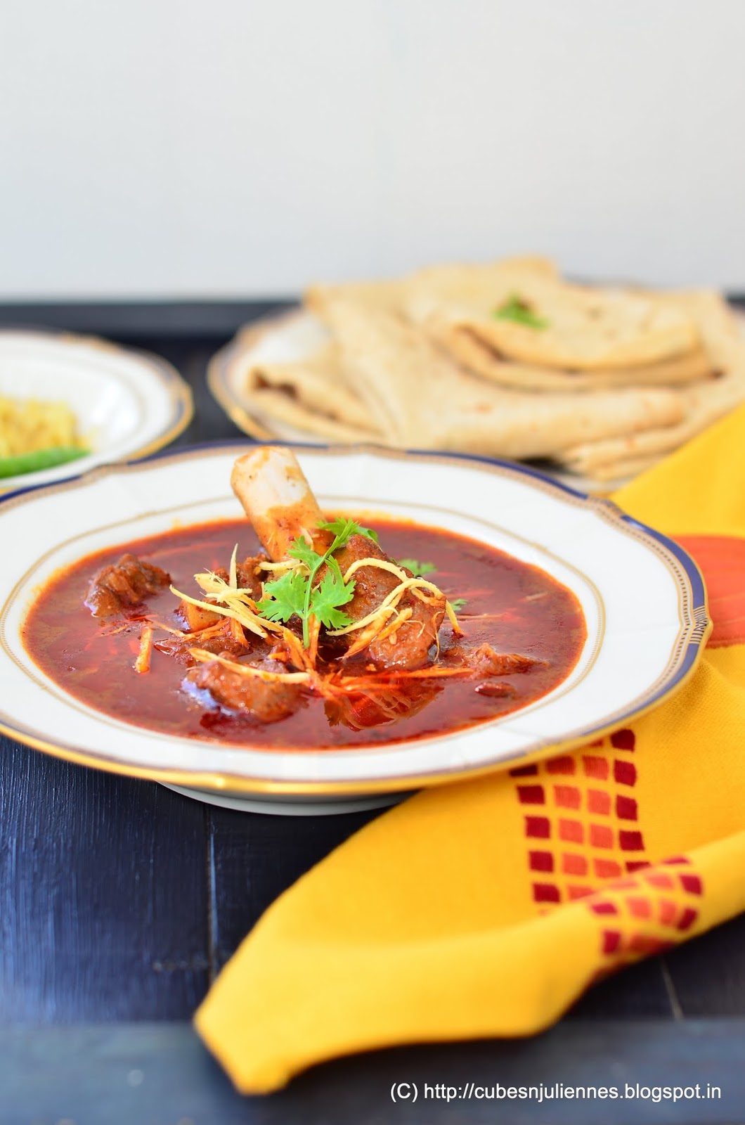 NIHARI GOSHT Cubes N Juliennes