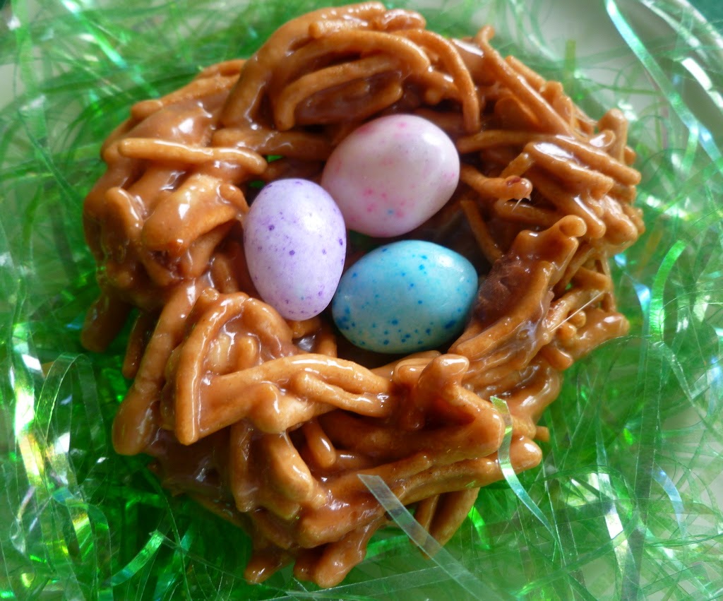 Growing in Grace Peanut Butter Chocolate Birds Nests Treats