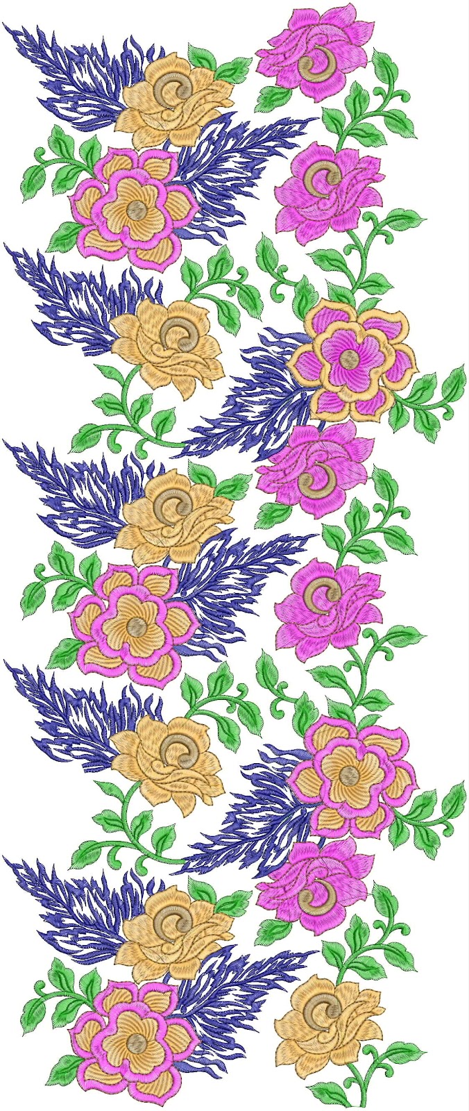 Embdesigntube All Over Jall Embroidery Design Download