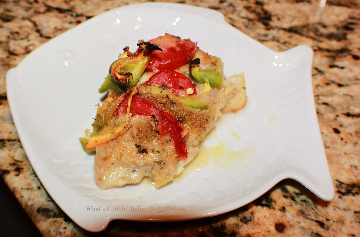 Italian Baked White Fish Recipe What's Cookin' Italian Style Cuisine