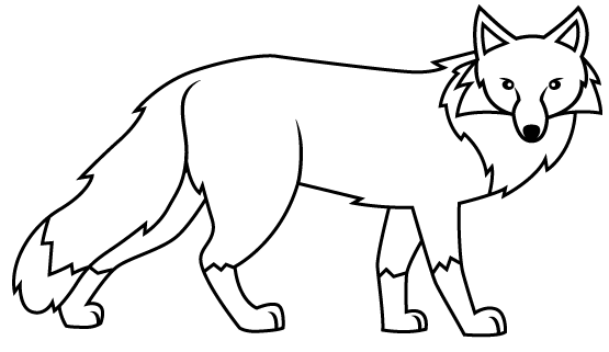 Zorros animados para colorear - Imagui