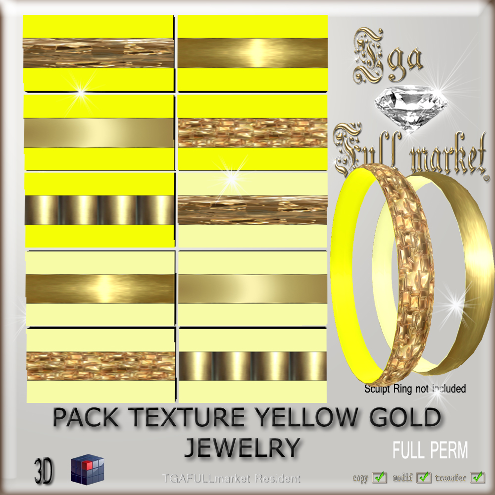 * SCULPT JEWELRY and MORE * Pack Textures Jewelry