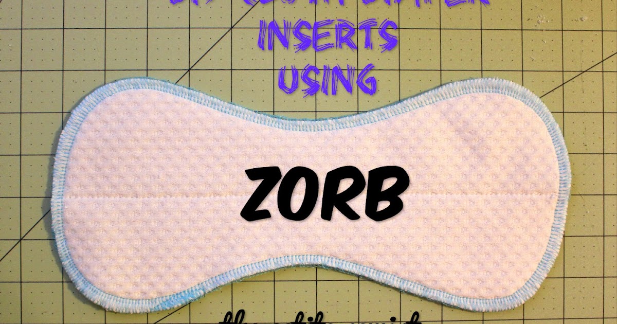 The Petite Sewist DIY Cloth Diaper Inserts [Using Zorb]