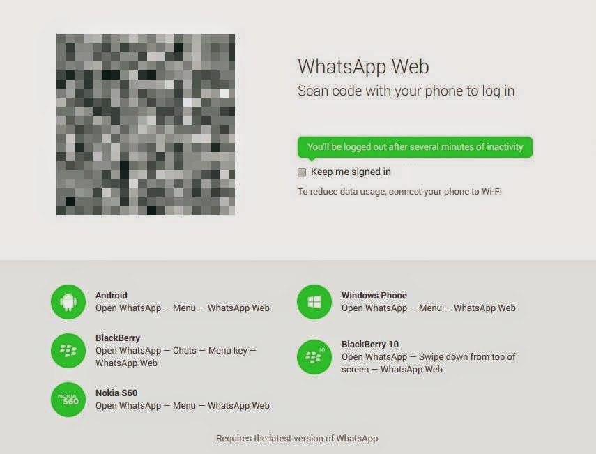whatsapp desktop web