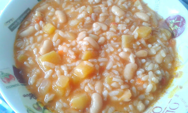 RISO FAGIOLI e PATATE