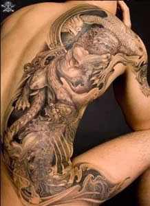 Tatuagens nas costas masculino