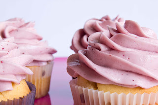 Cupcakes de mascarpone y frutos rojos