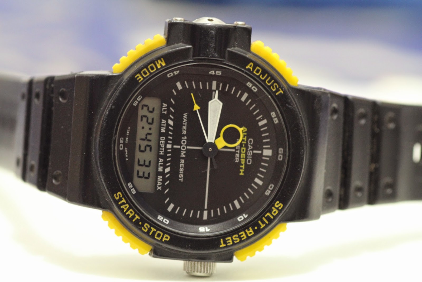 sale koleksi jam LANGKA CASIO ALTI DEPTH METER ARW 320 (ANA/DIGI