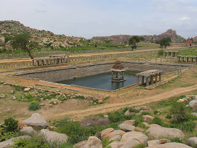 (India) – Hampi Village – The City of Ruins - Hampi Tank Queen Bath