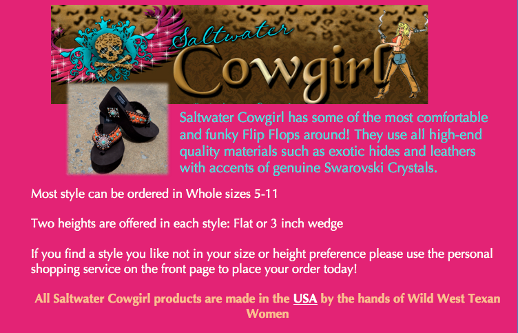 cowgirl flip flops