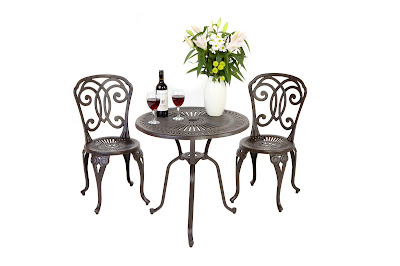 Outside Edge Garden Furniture Blog: Free Cast Aluminium Garden Bistro