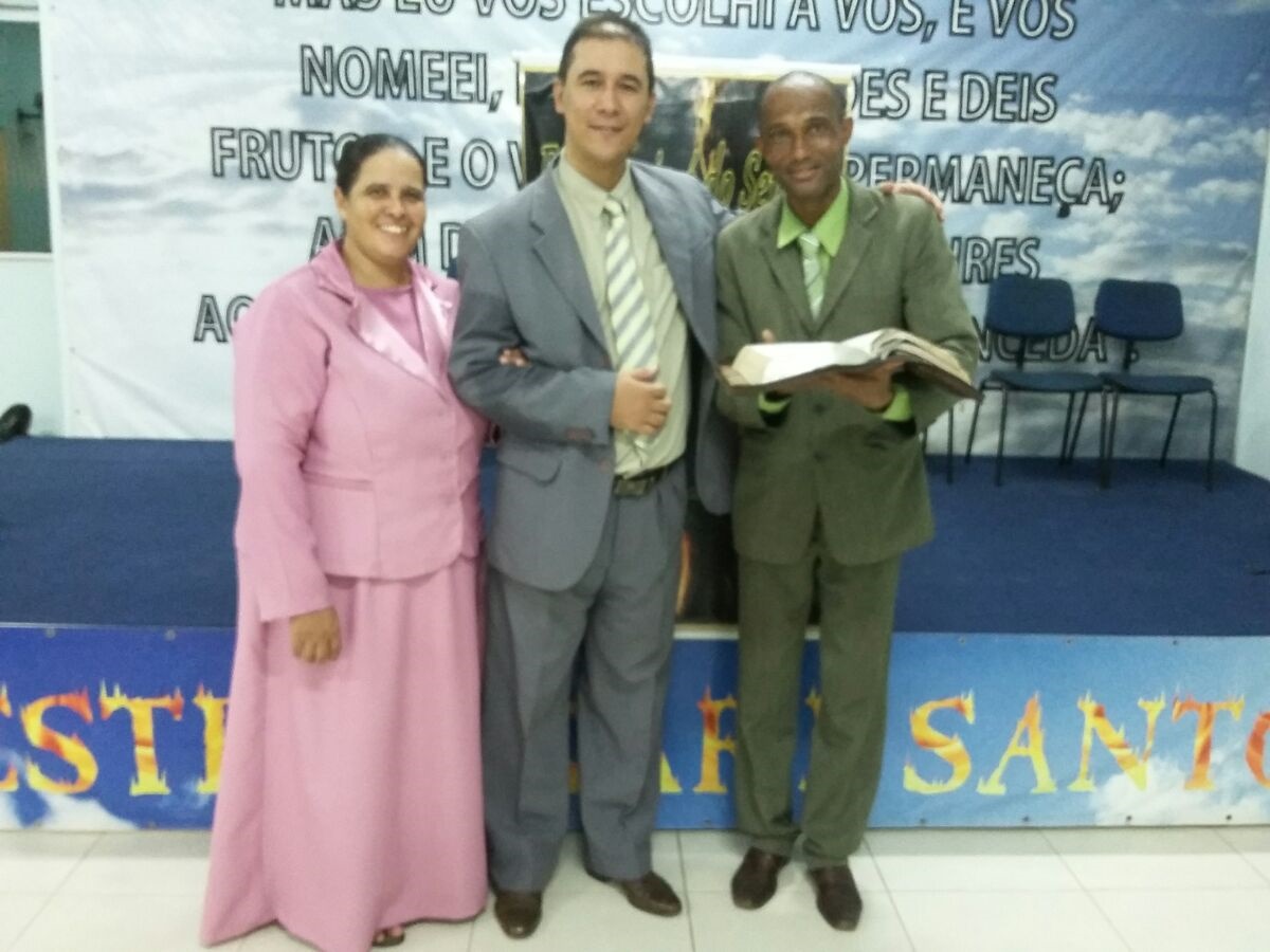 Junto com Pastor Jailton do estado da Bahia, aliança que DEUS fez. Hó, Glória!