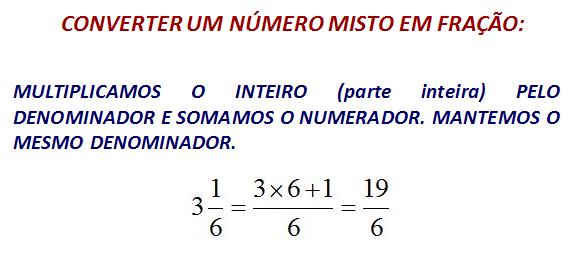 Transformar Número Misto em Fração #numeromistoemfracao #tikedutok #le