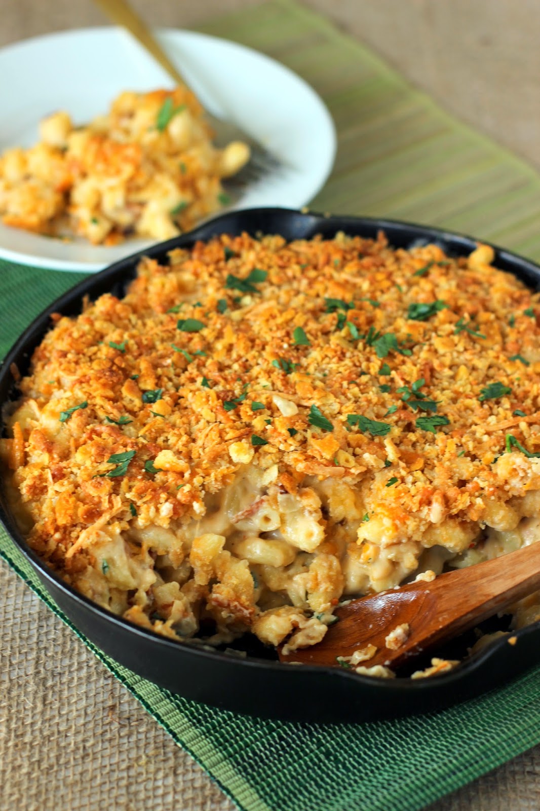 The Owl with the Goblet Four Cheese Bacon Jalapeno Mac and Cheese