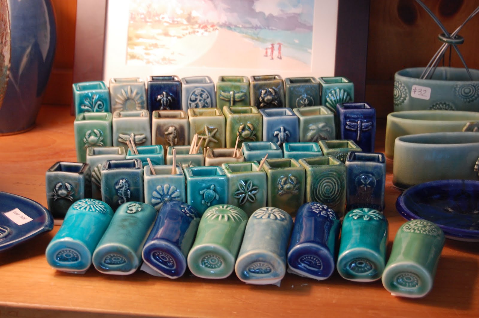 Pea Island Art Gallery Wonderful new pottery from Shandi
