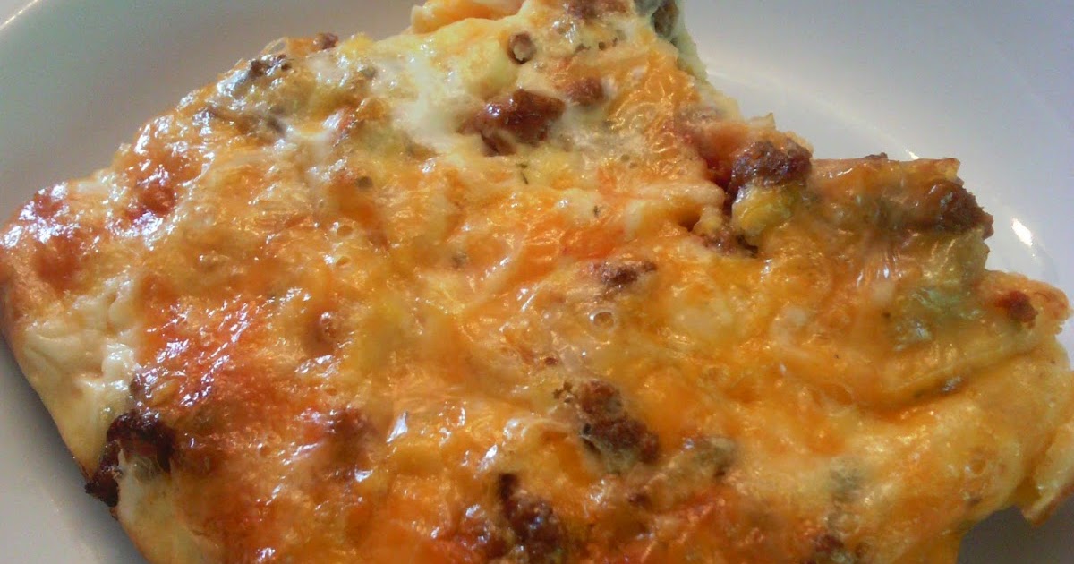 Taste & See that the Lord is good Crustless Cheeseburger Quiche