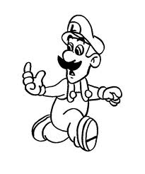 Luigi Coloring ~ Child Coloring