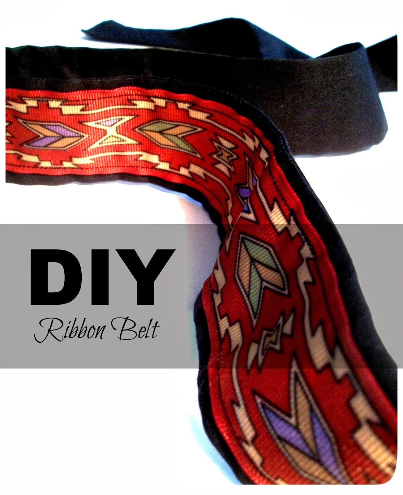 Halfway To Hipster DIY Ribbon Belt